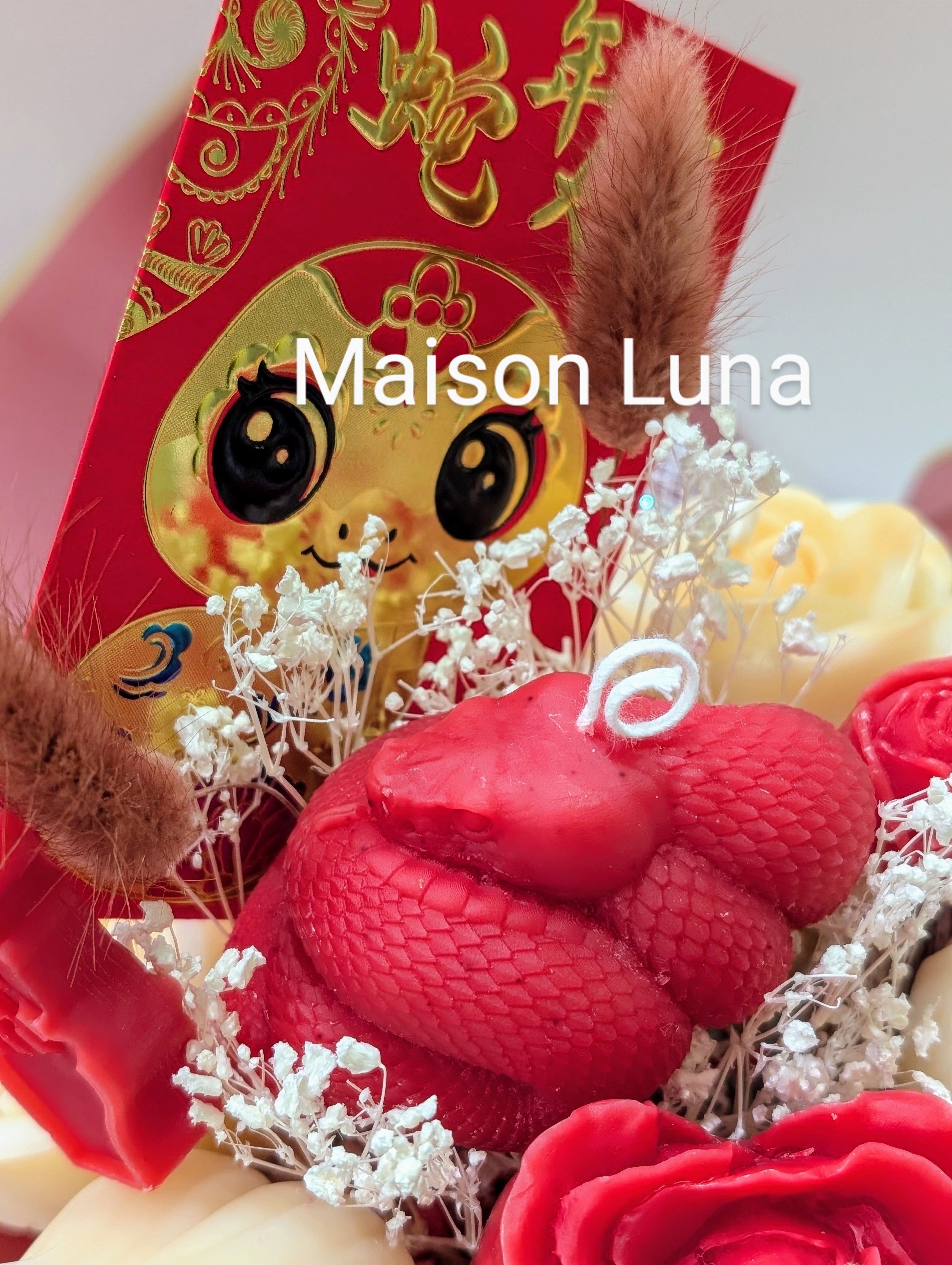 handmade soy candle bouquet