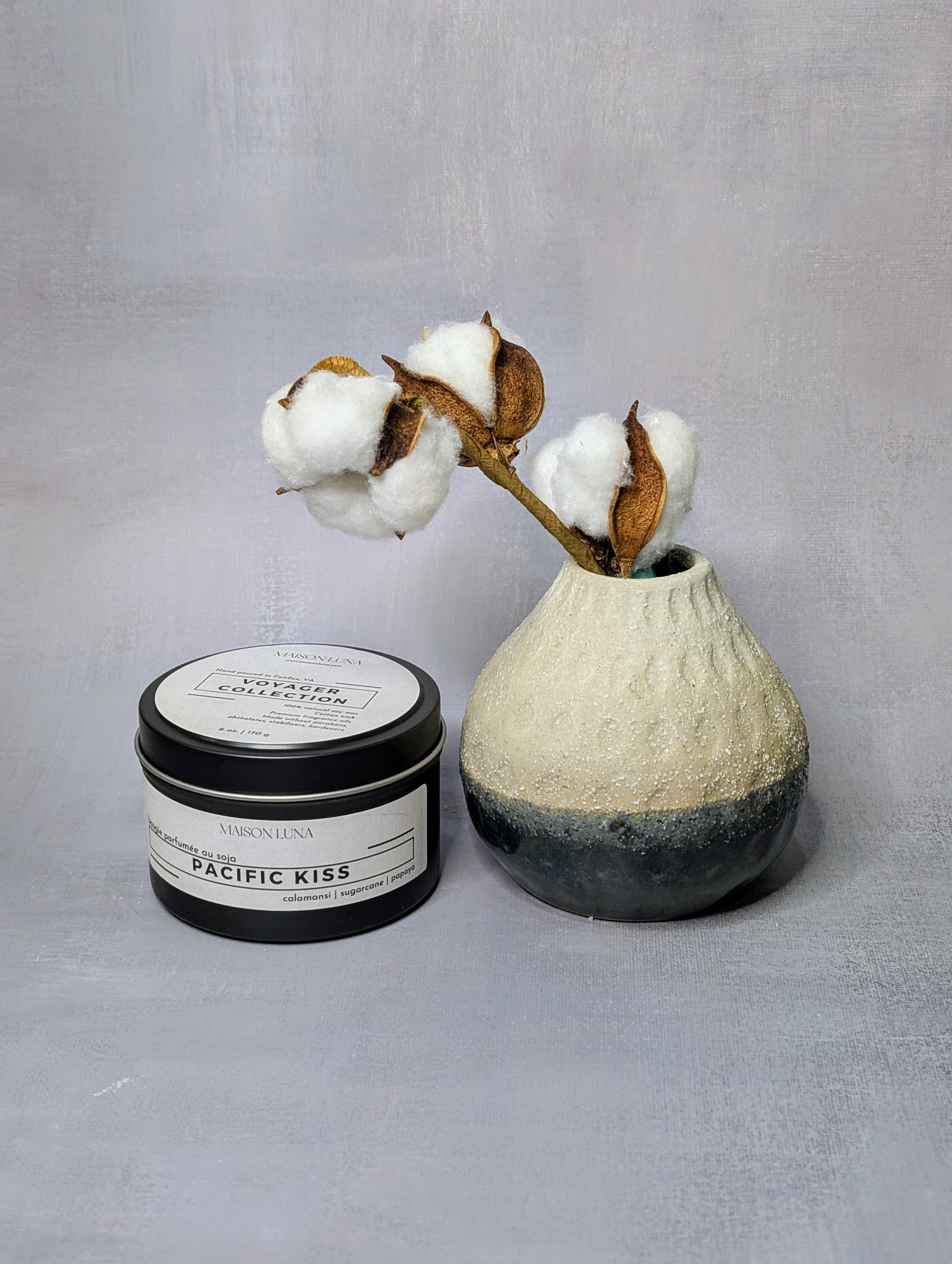 handmade soy candle tin can
