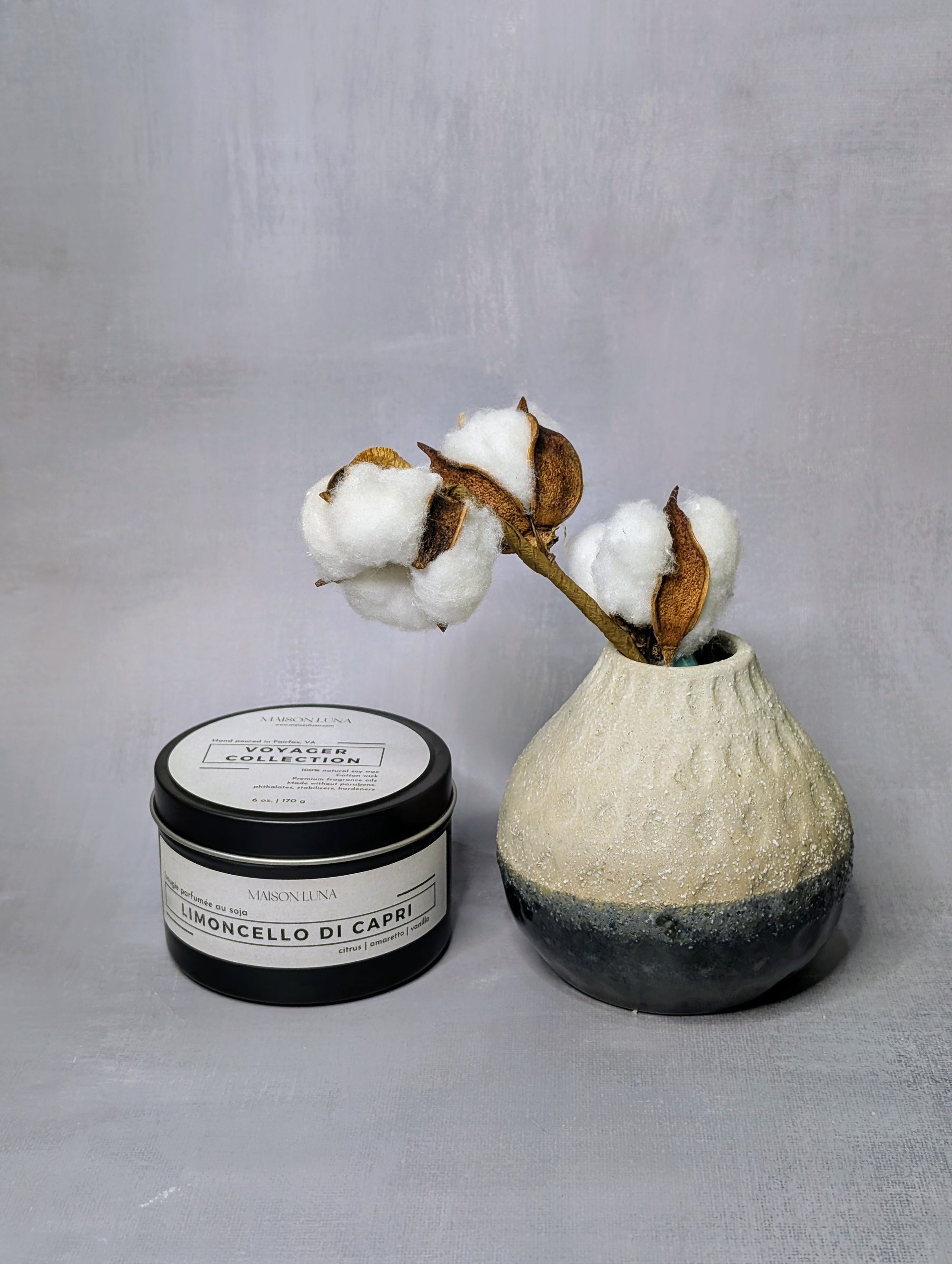 handmade soy candle tin can