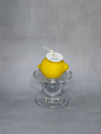handmade lemon candle
