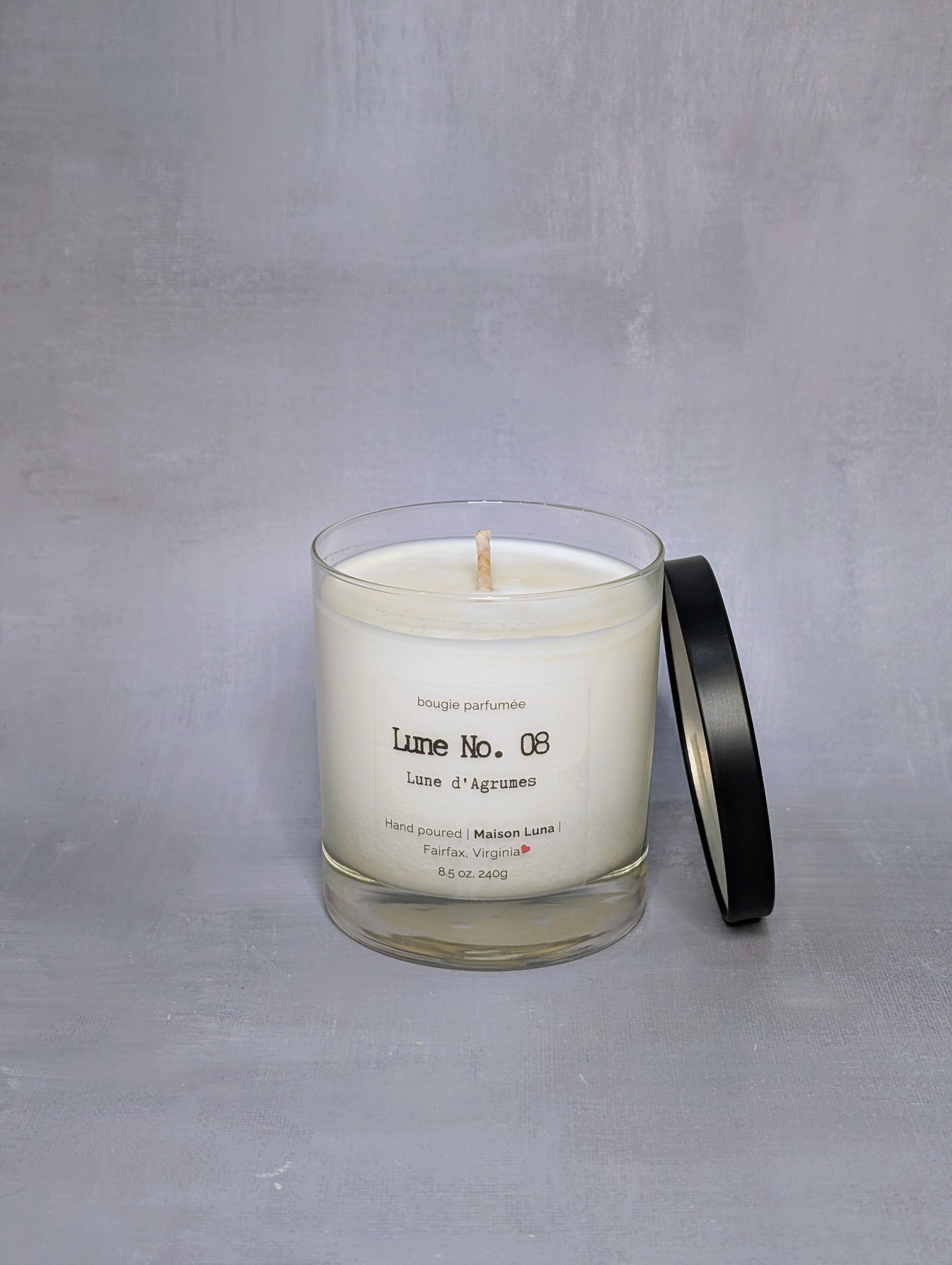 handmade soy candle whiskey glass