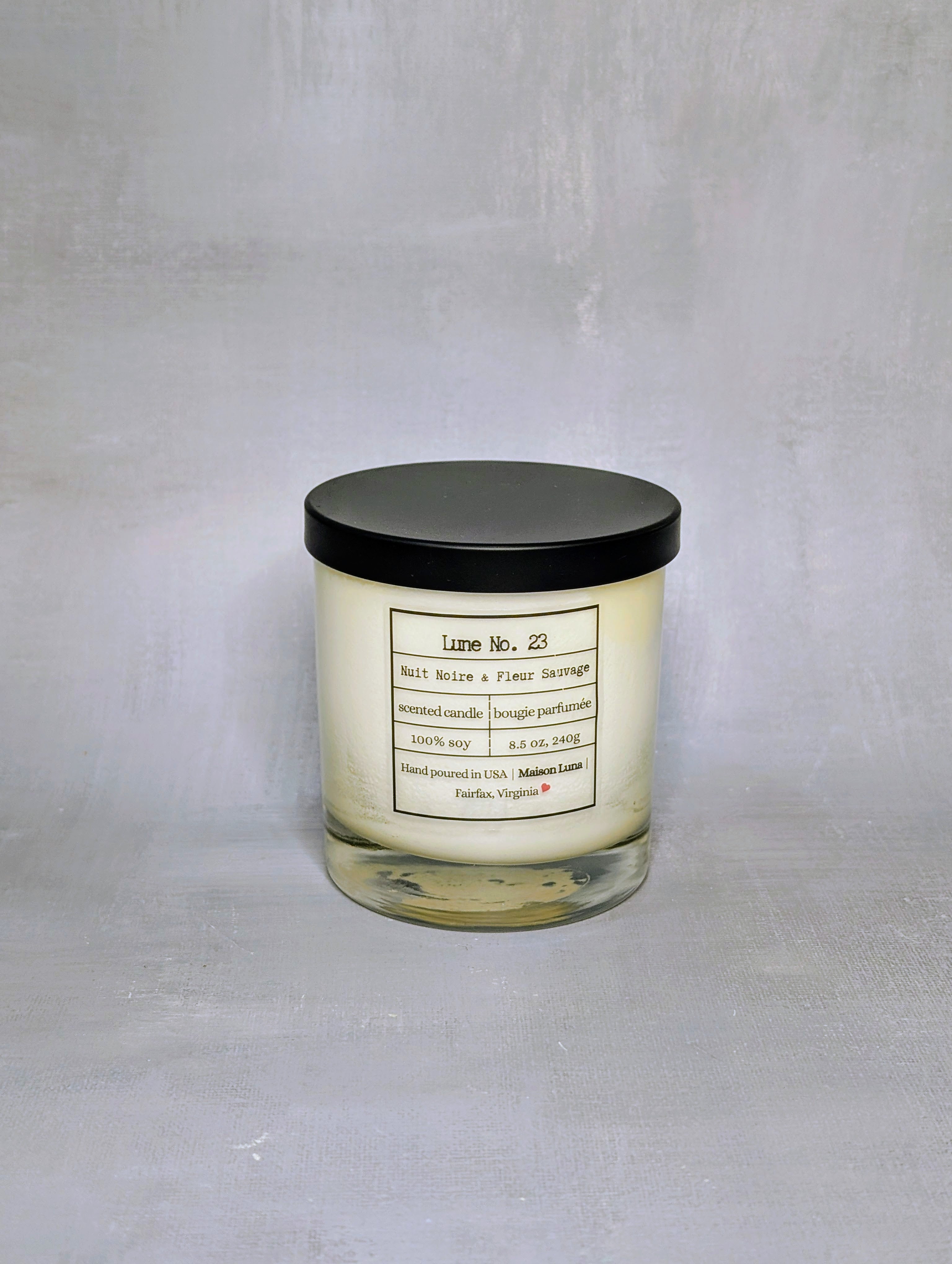 handmade soy candle whiskey jar