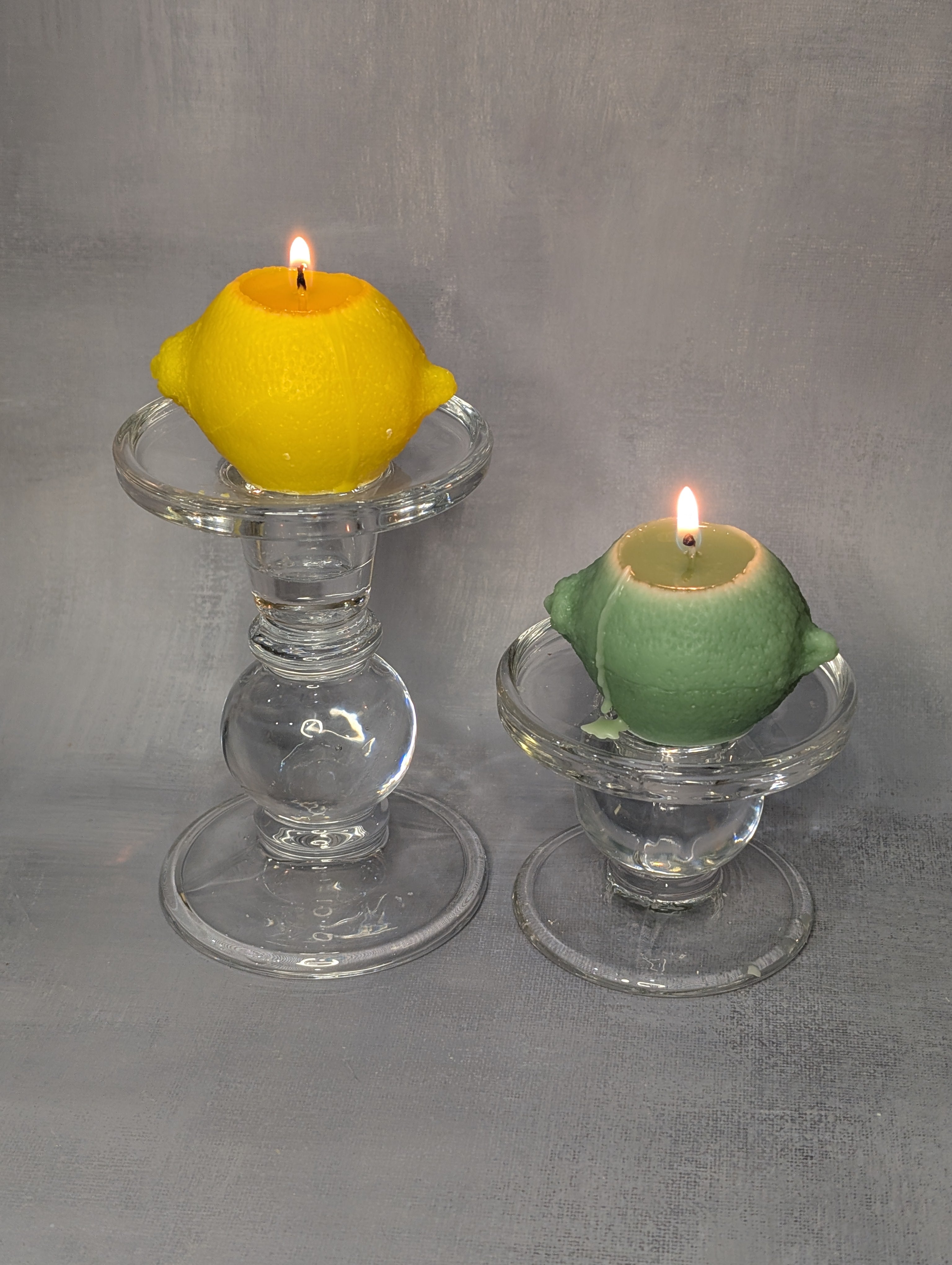 handmade soy lemon candles