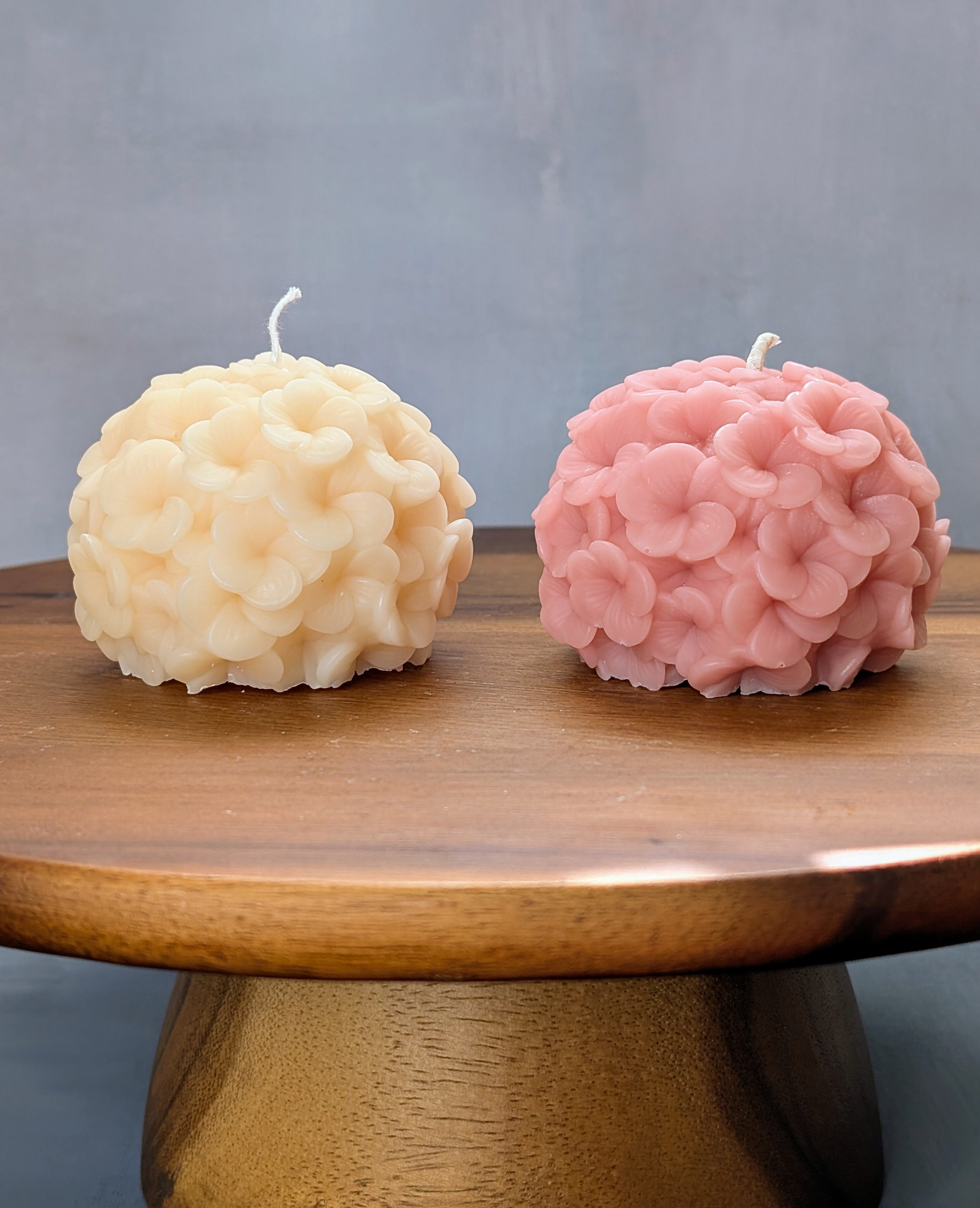 Hydrangea Ball Candle