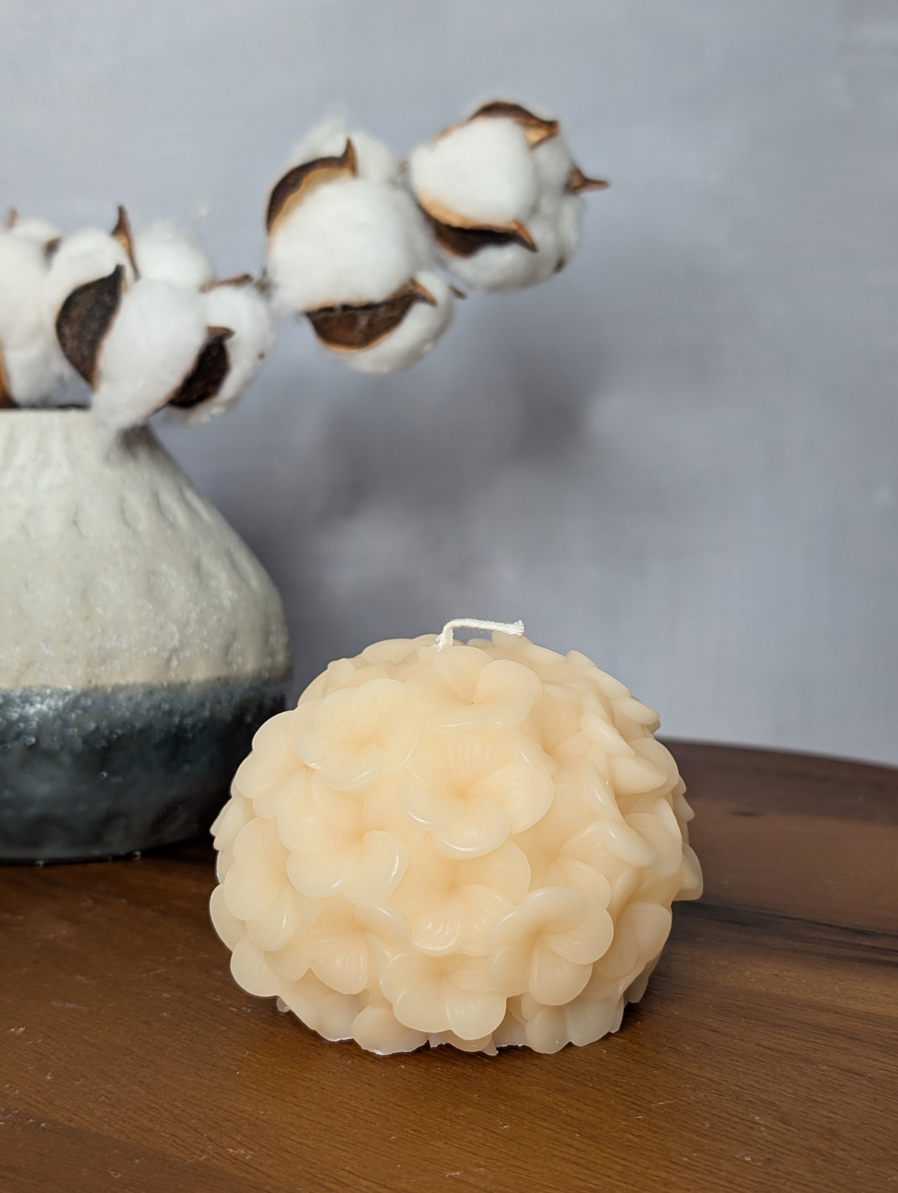 Hydrangea Ball Candle