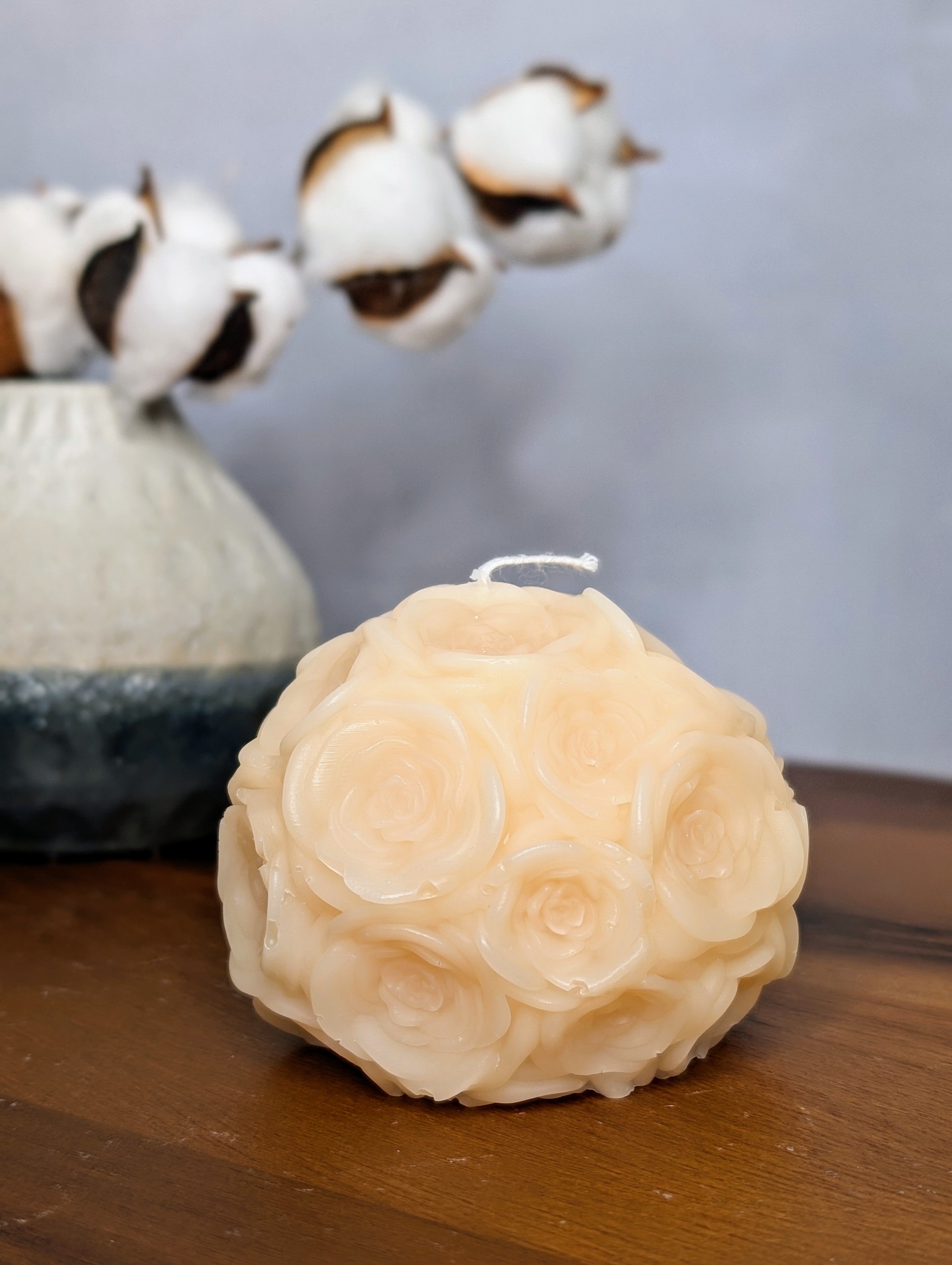 Rose Ball Candle
