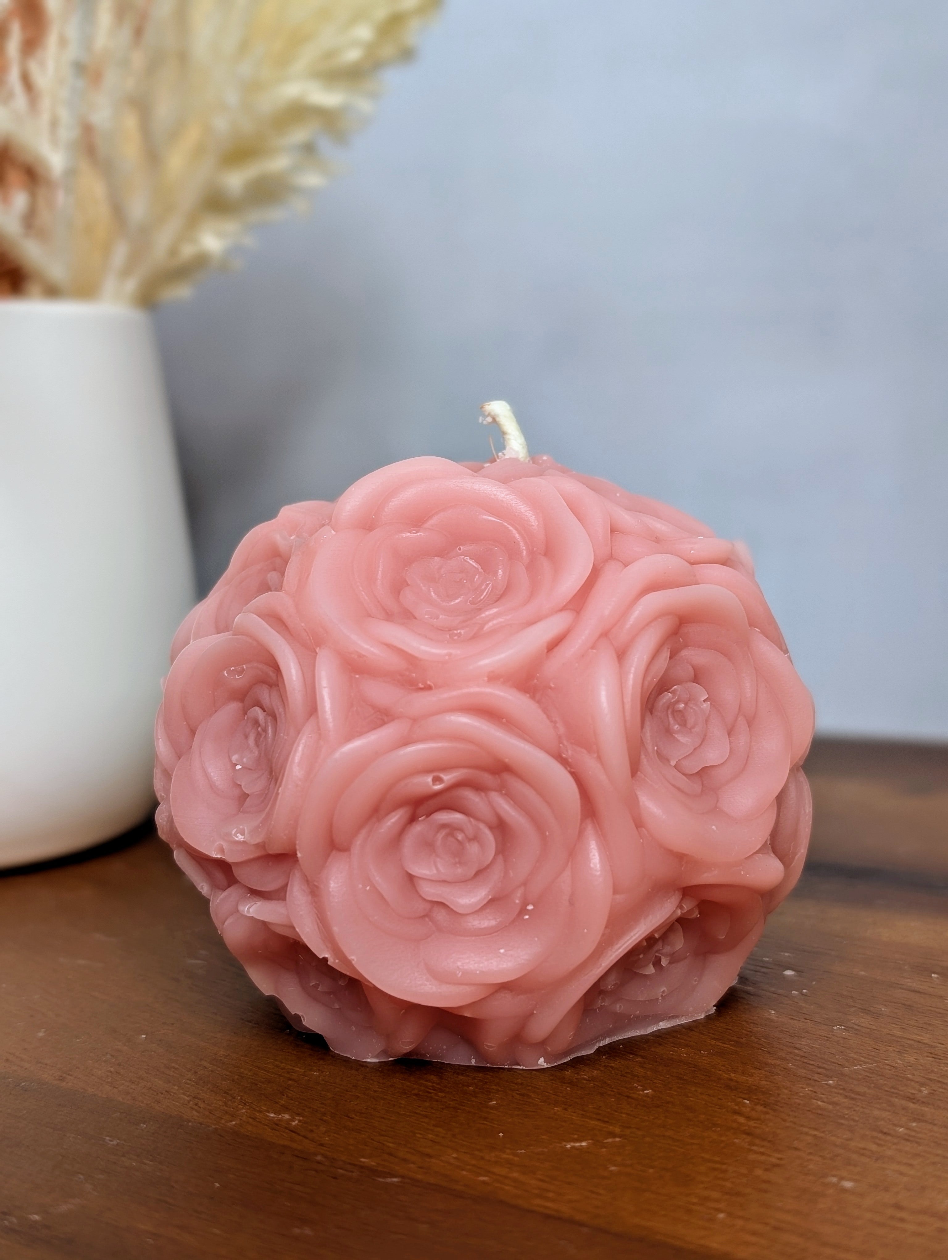 Rose Ball Candle