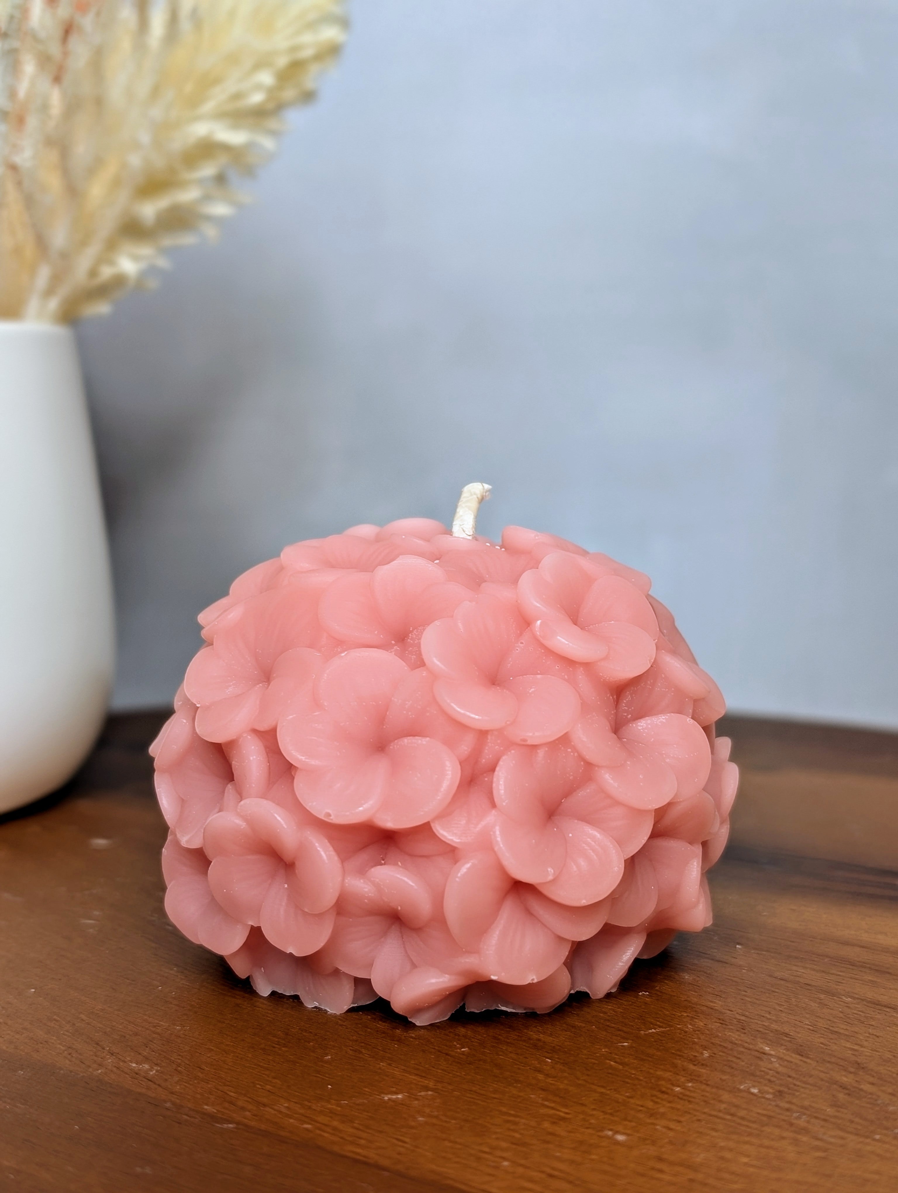Hydrangea Ball Candle