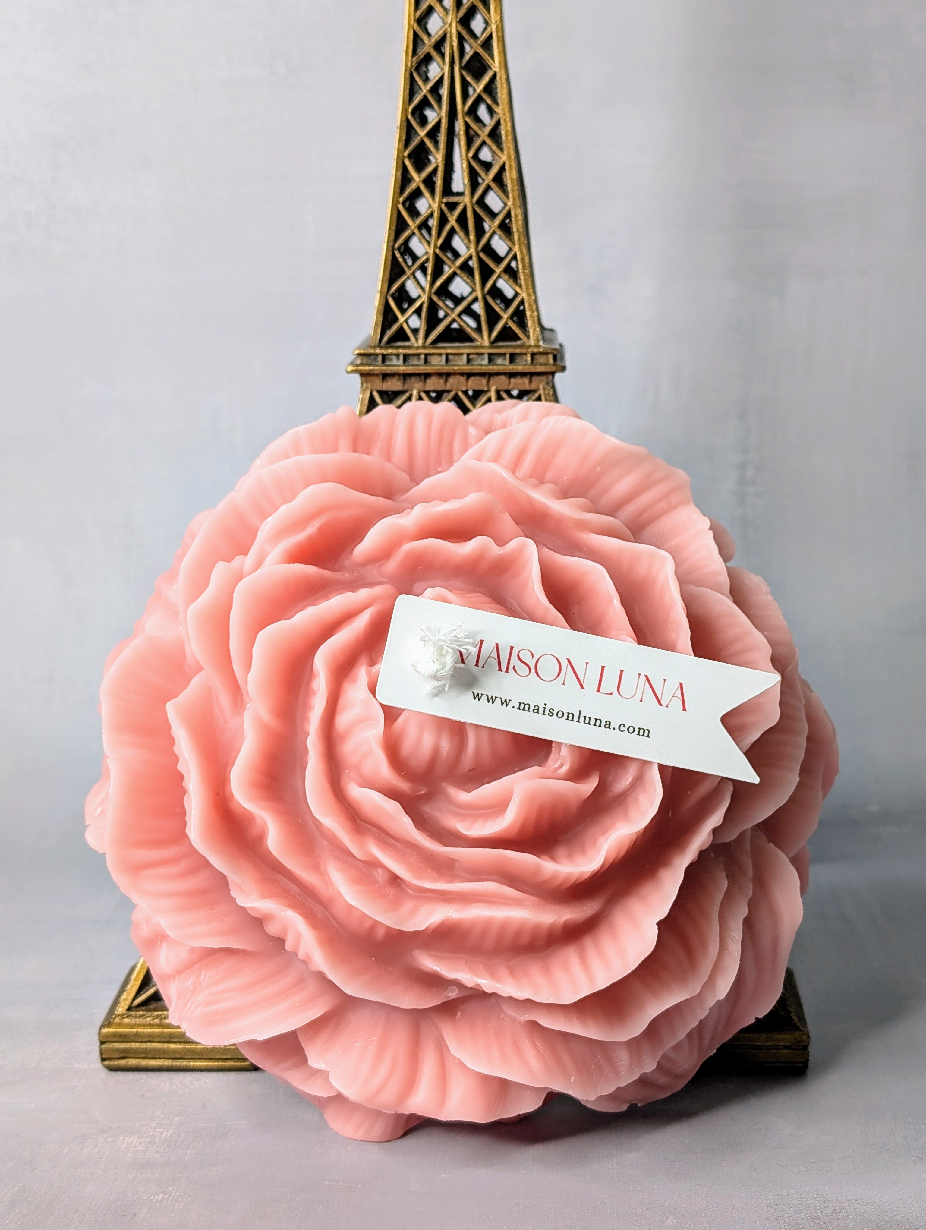 Huge Peony Candle