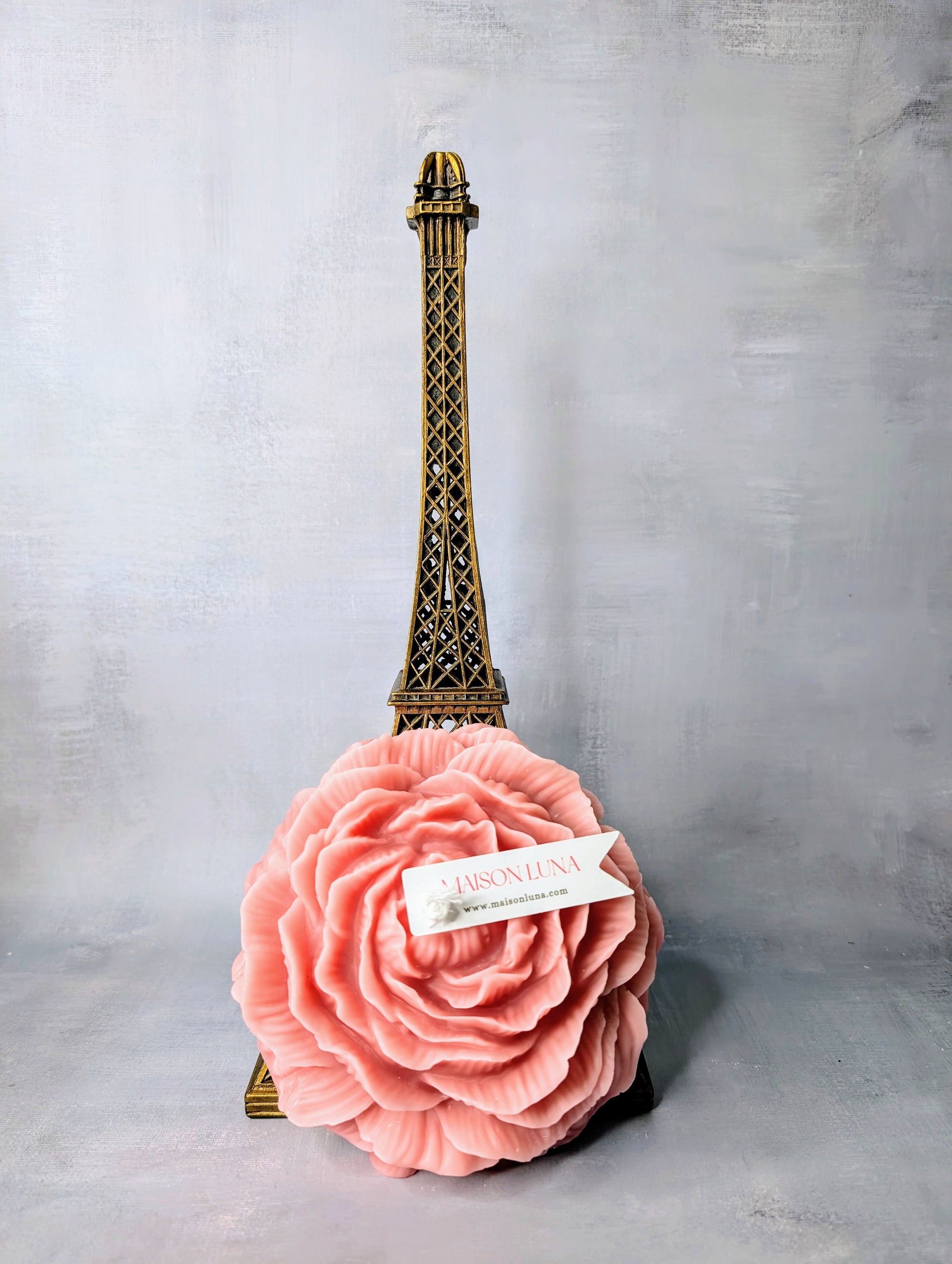 Huge Peony Candle