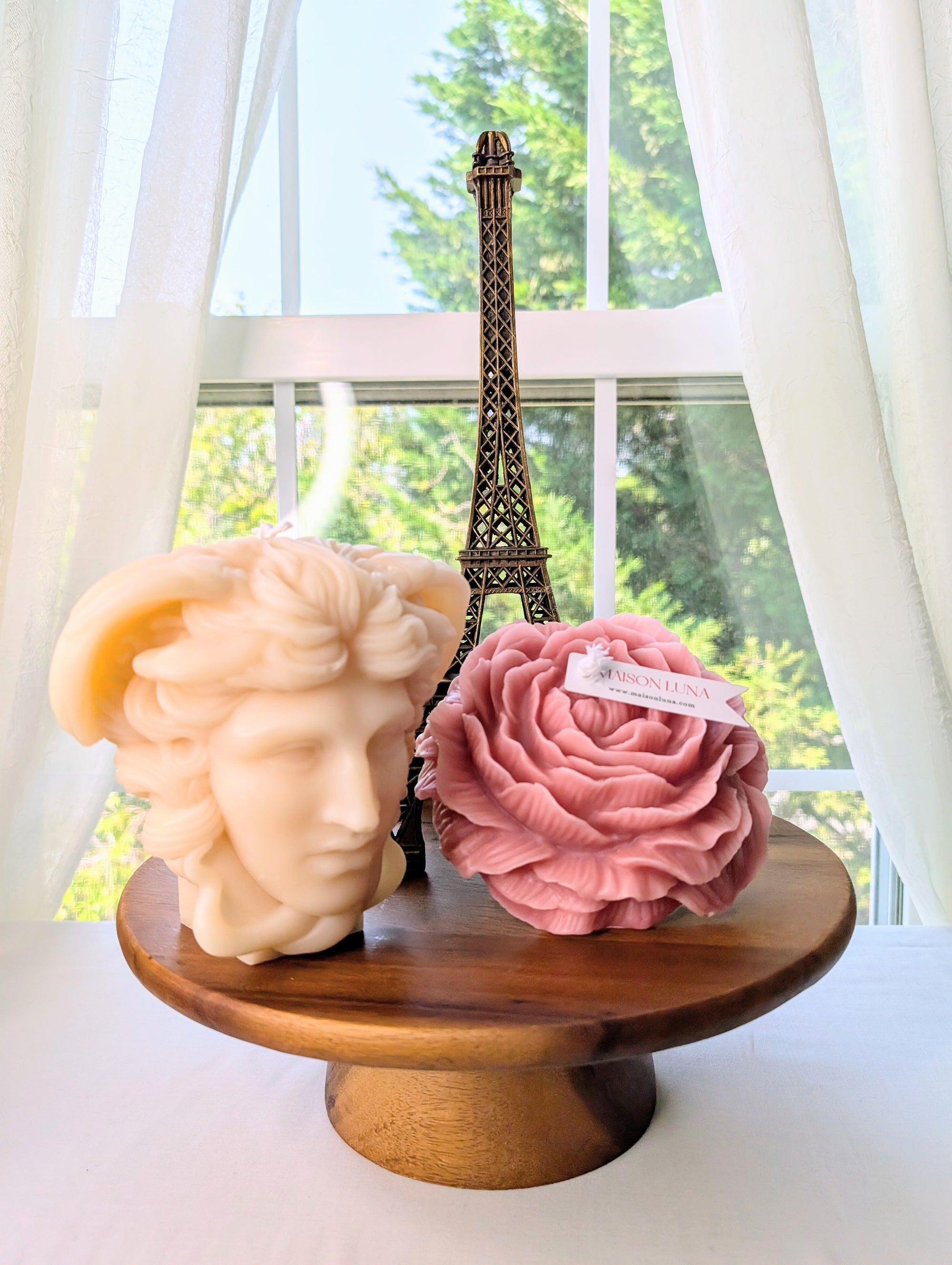 Huge Peony Candle
