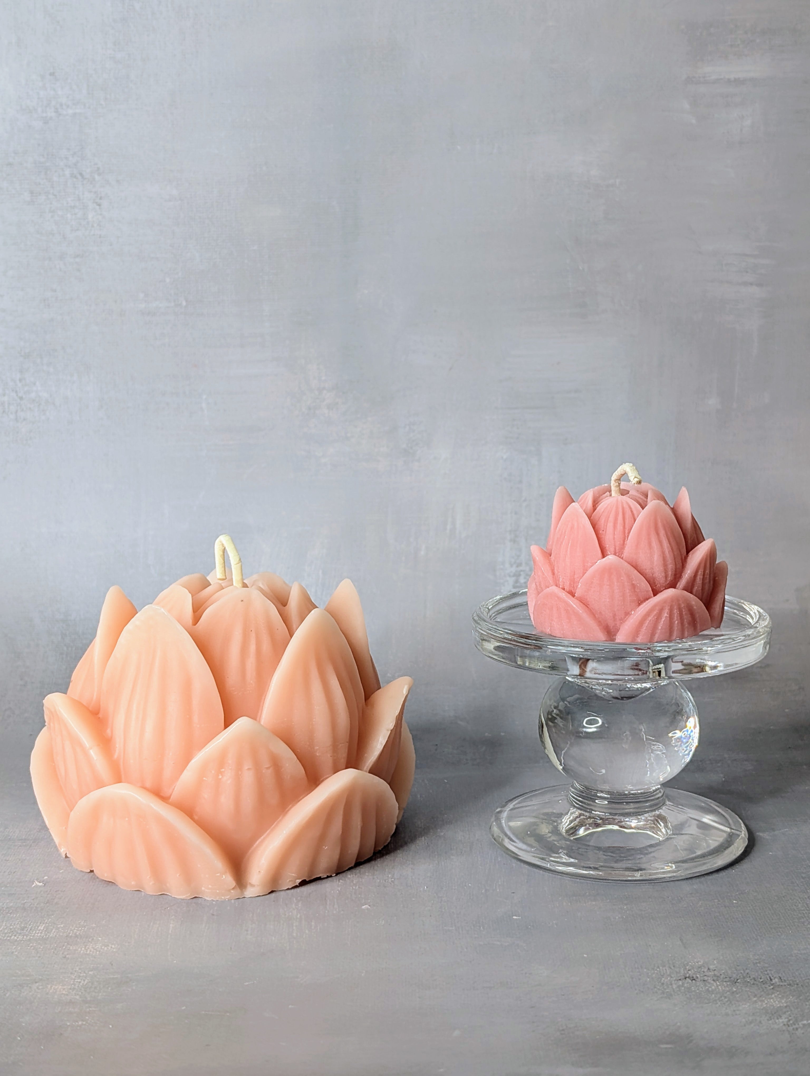 Huge Lotus Candle