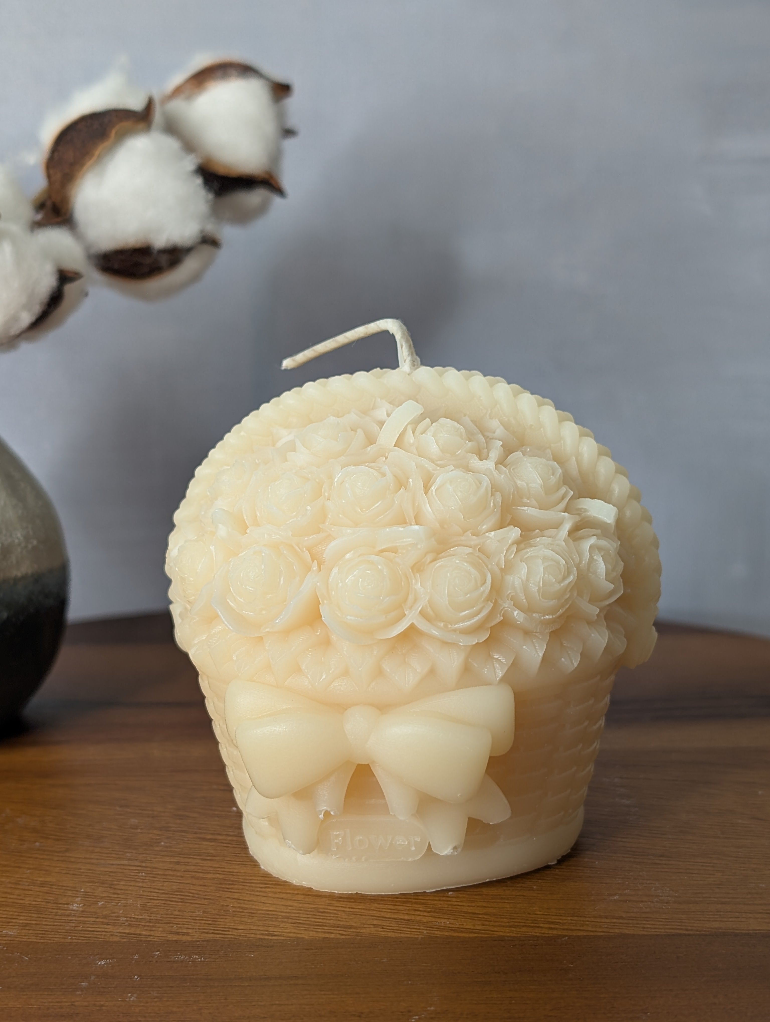 Flower Basket Candle