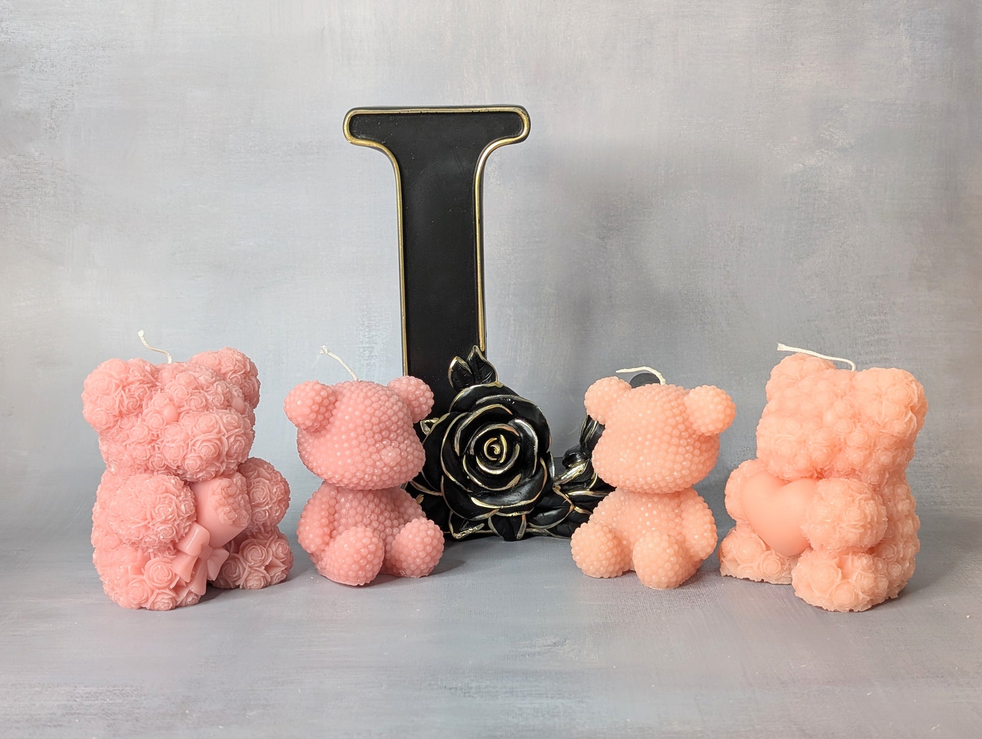 Pearl Bear Candle