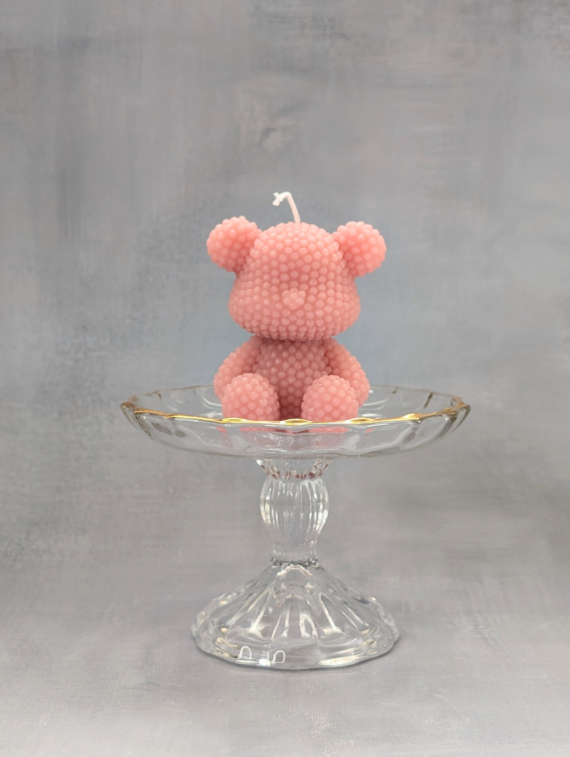 Pearl Bear Candle