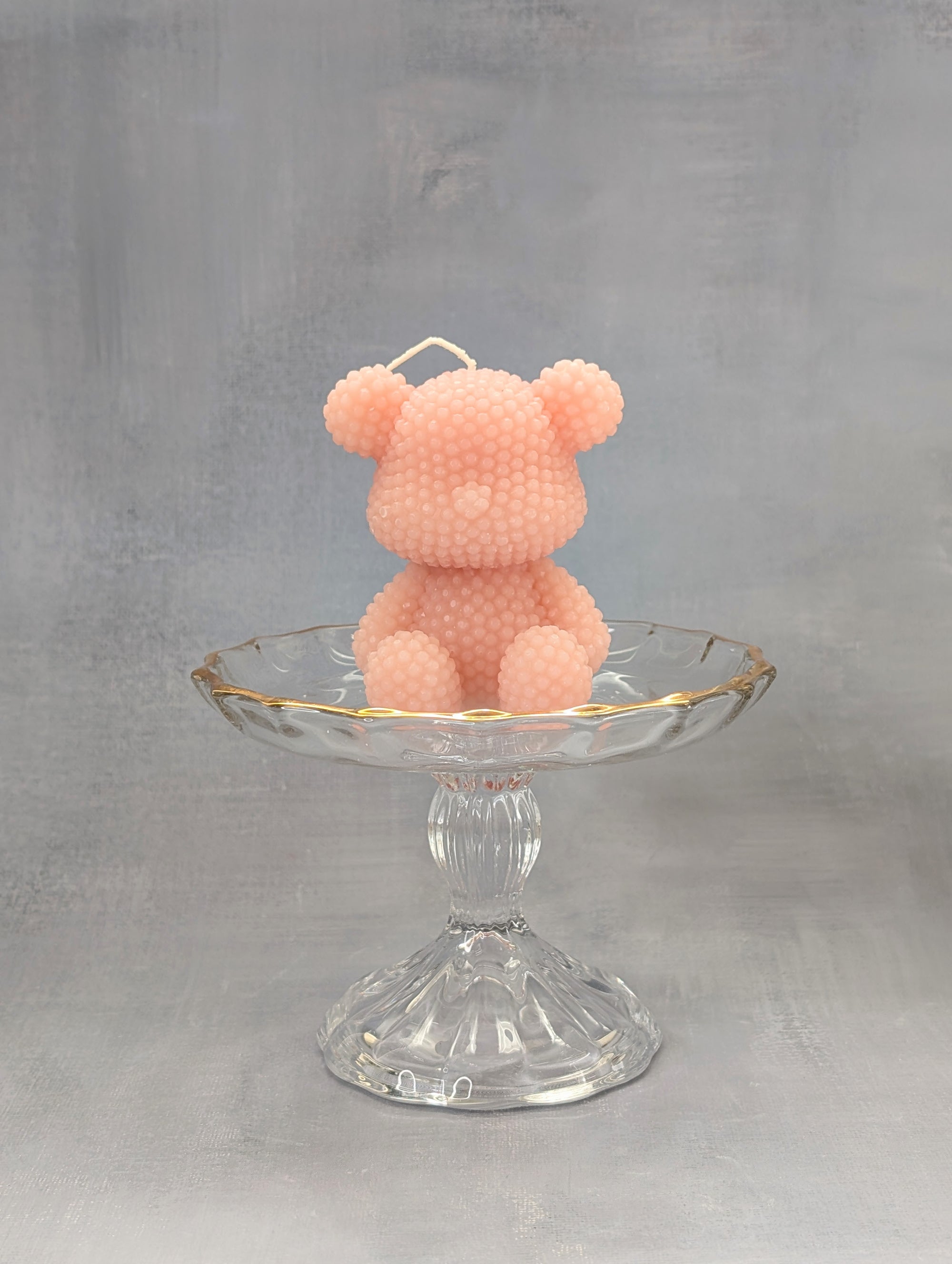 Pearl Bear Candle