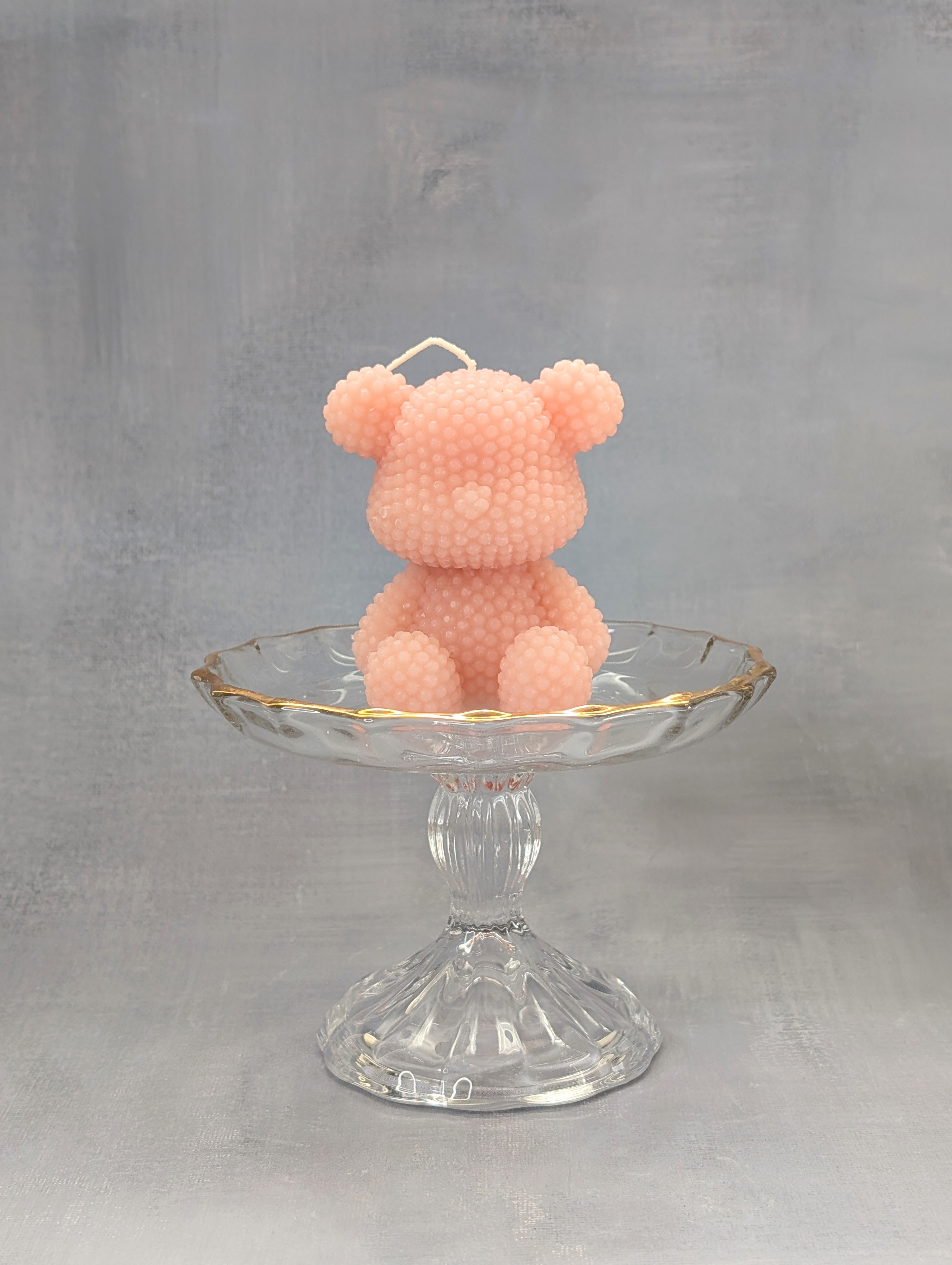Pearl Bear Candle