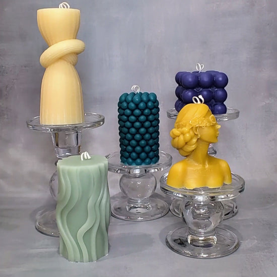 video of pillar candles