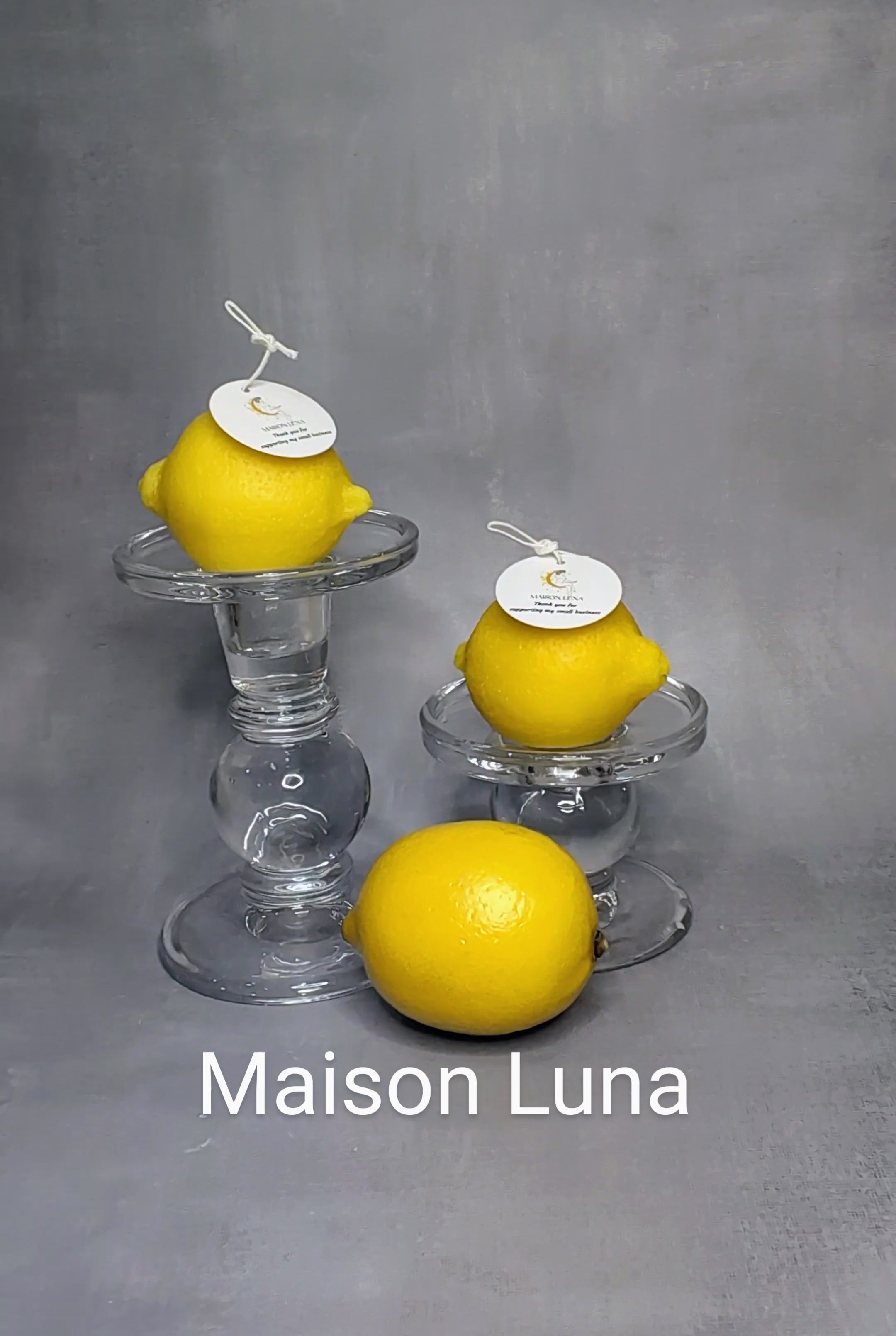 video of soy handmade lemon candles